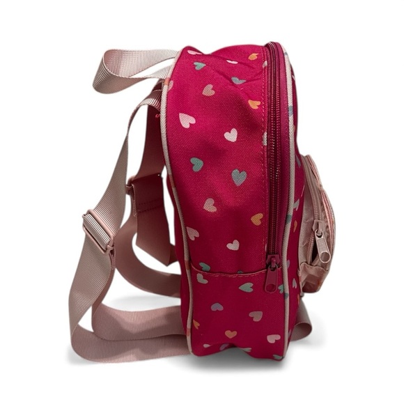 Charming Heart Pattern Kids Backpack - Picture 2 of 7